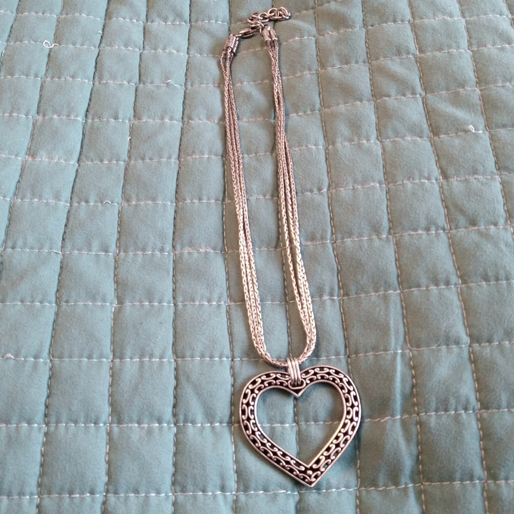 Brighton silver heart